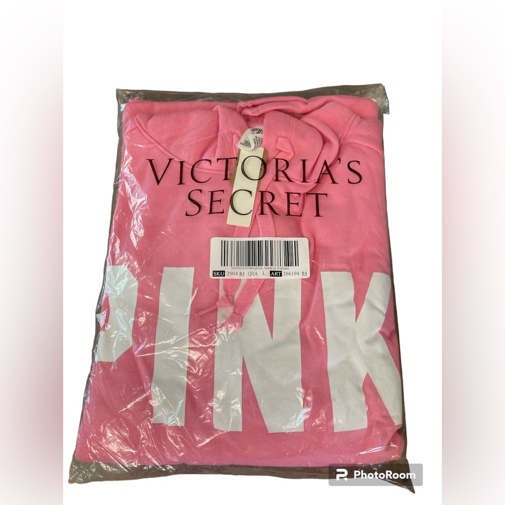 PINK Victoria’s secret’s Pull over Pink logo Hoodie